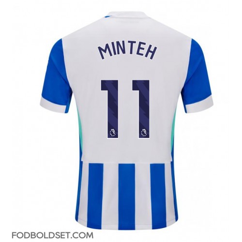 Brighton Yankuba Minteh #11 Hjemmebanetrøje 2025-26 Kortærmet